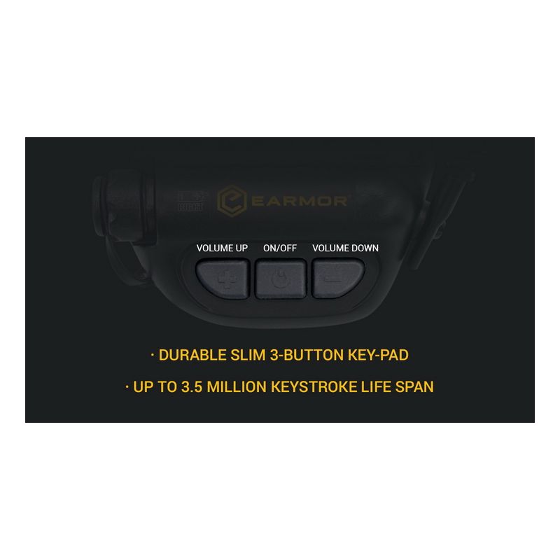 EARMOR M32 MOD1 Shooting Earmuffs Tactical Headset Hearing Protection with Noise Reduction Technology