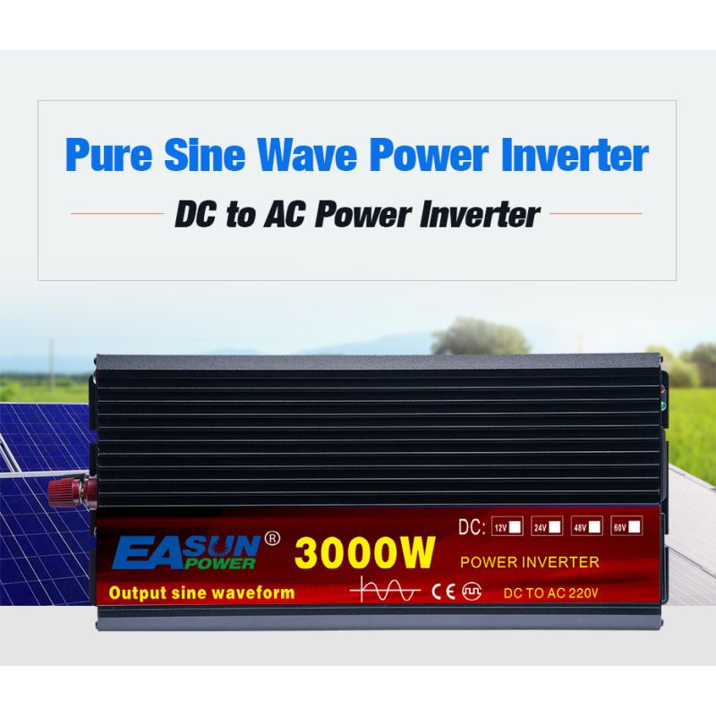 EASUN Pure Sine Wave Power Inverter 2000W to 5000W High-Performance DC to AC Converter for Home and Outdoor