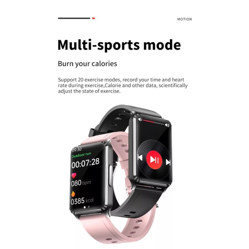 EP02 Blood Glucose Sugar Smart Watch ECG HRV heart rate temperature 1.57