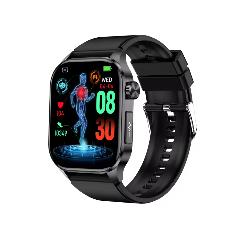 E580 Blood Glucose Smart Watch ECG Heart Rate Blood Pressure IP68 Waterproof Smartwatch