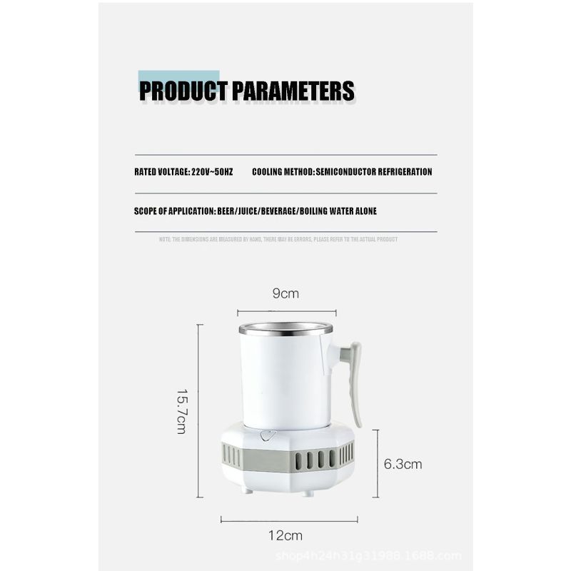 Portable Refrigerator Electric Drink Cooler Fast Cooling Kettle Summer Party Essentials for Ice-Cold Beverages