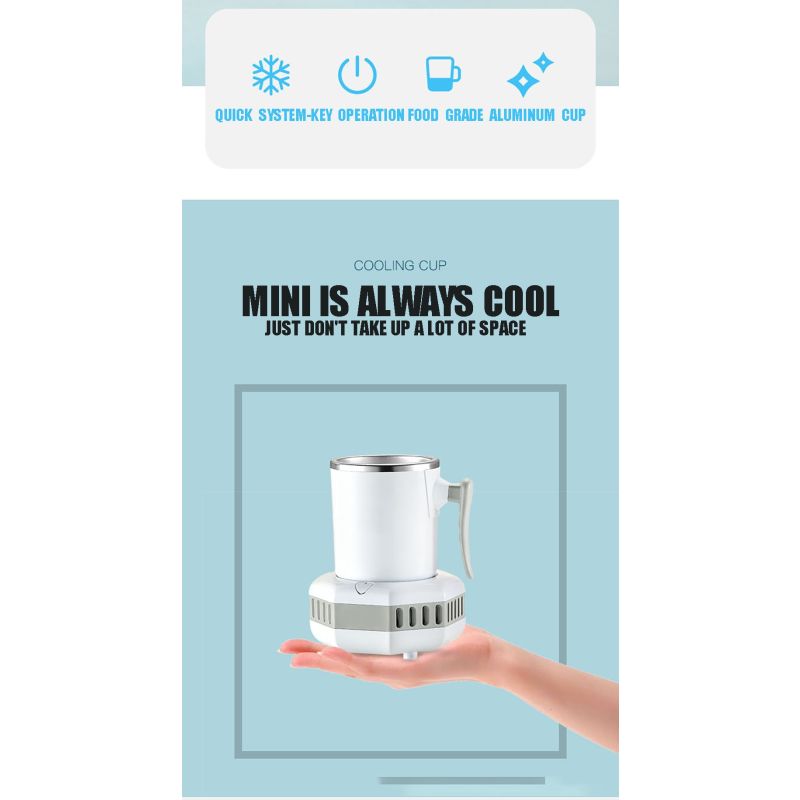 Portable Refrigerator Electric Drink Cooler Fast Cooling Kettle Summer Party Essentials for Ice-Cold Beverages