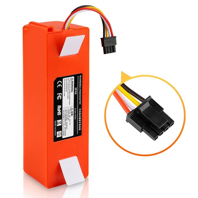 14.4V Li-ion Battery Replacement for Xiaomi Mi Robot and Roborock S50 S51 S55 T4 T6 High Capacity Performance