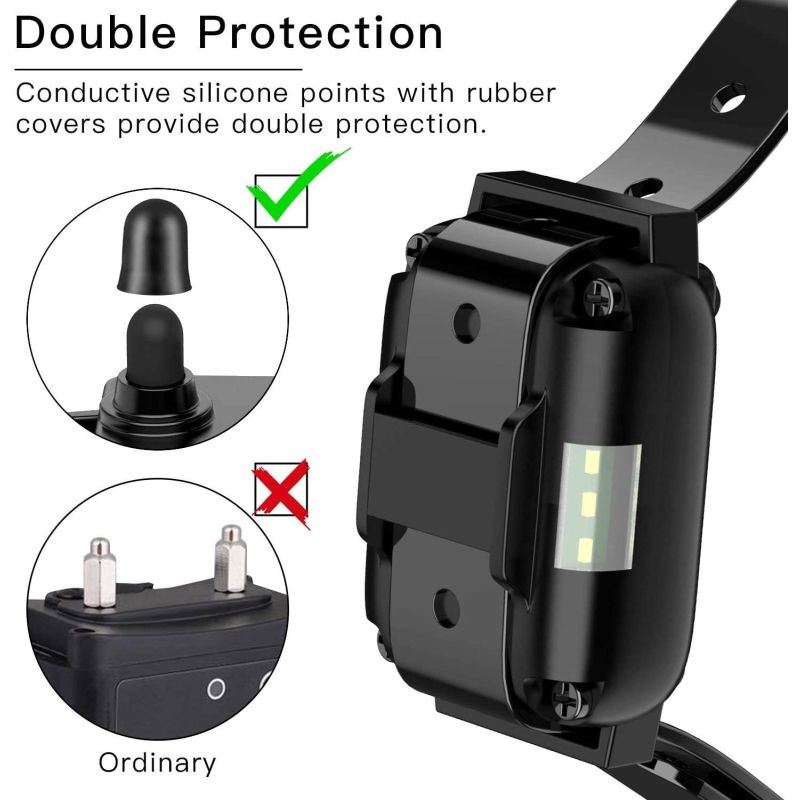 800m Electric Dog Training Collar Pet Remote Control Waterproof Rechargeable LCD Display Shock Vibration Sound