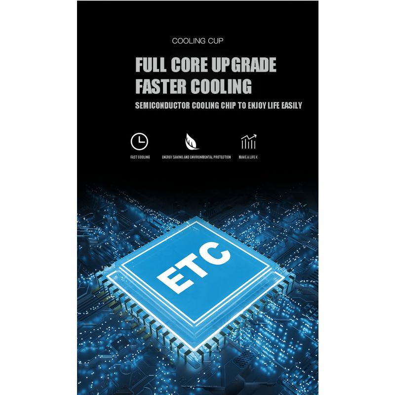 Portable Refrigerator Electric Drink Cooler Fast Cooling Kettle Summer Party Essentials for Ice-Cold Beverages