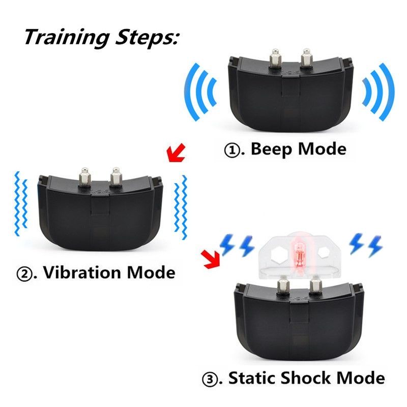 300m Electric Dog Training Collar Waterproof Remote Control Pet Collar Adjustable Training Modes For All Sizes
