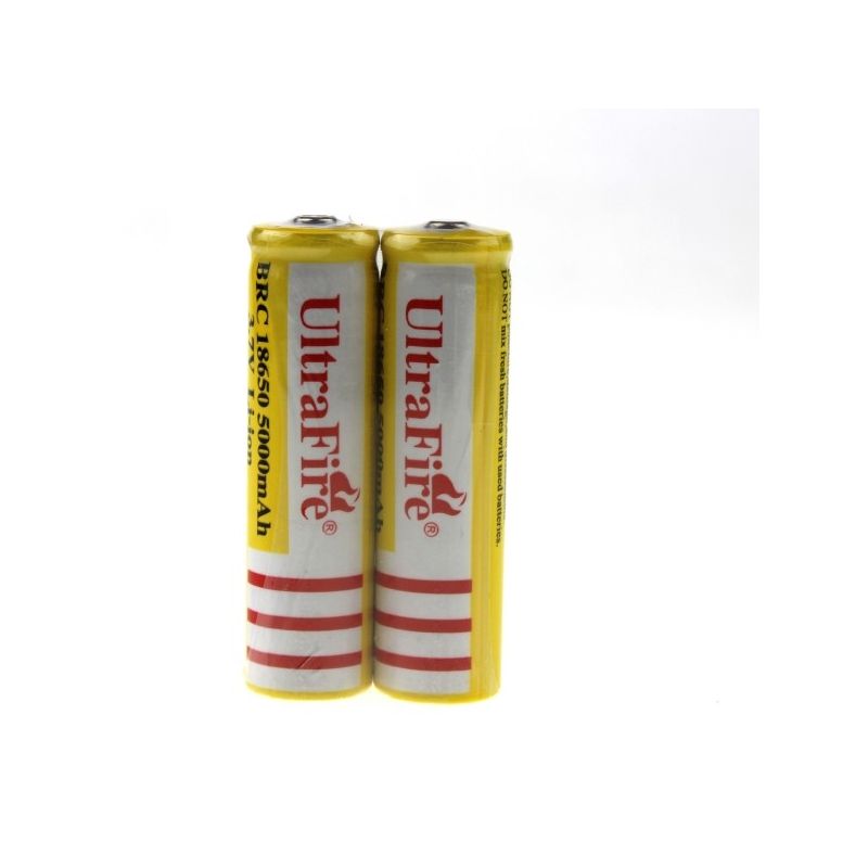 UltraFire BRC 18650 5000mAh Rechargeable Battery for Outdoor Enthusiasts Fast Charge Long-Lasting Power