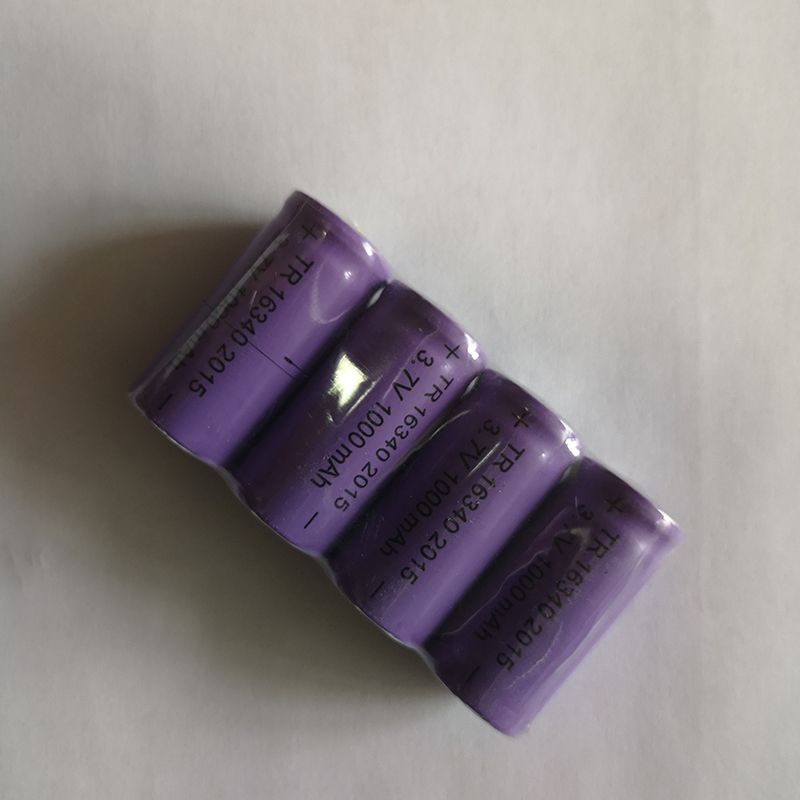 UltraFire TR 16340 1000mAh 3.7V Rechargeable Li-ion Battery High Capacity Eco-friendly for Gadgets