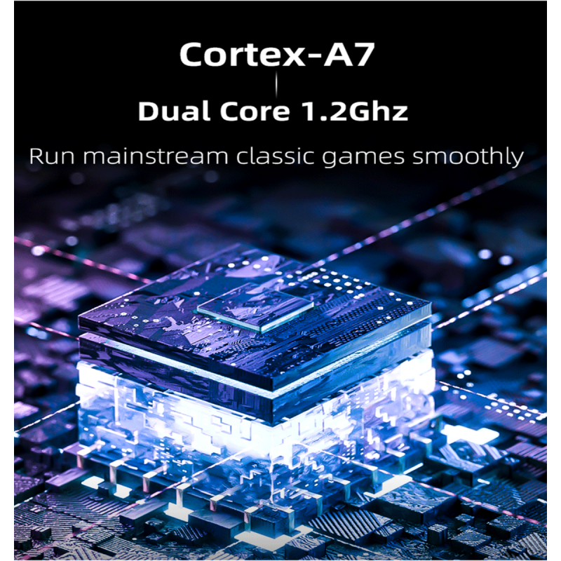 MIYOO Mini Plus Portable Retro Game Console 3.5-inch IPS Screen Lightweight Classic Video Games Compact