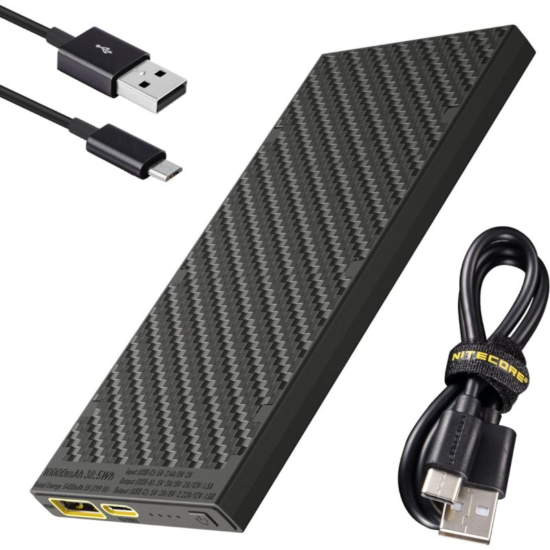 Nitecore NB10000 Gen II Ultra-slim 10000mAh Power Bank with QC Quick-Charge Lightweight Travel Charger