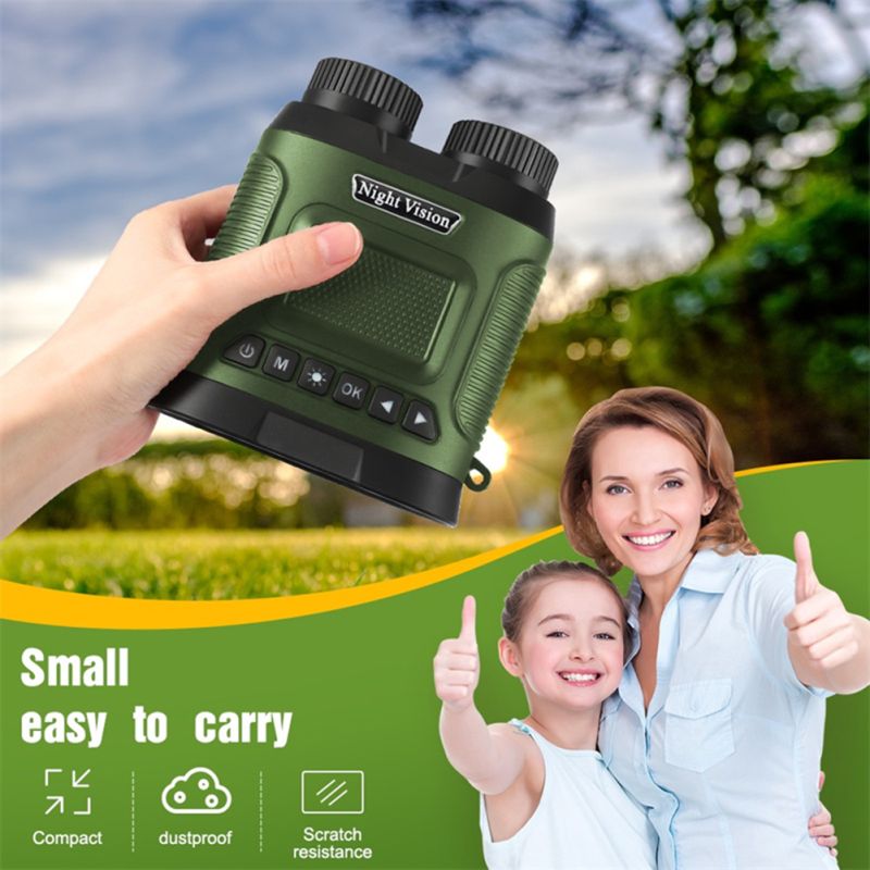 DT29 Night Vision Binoculars 850nm Infrared 1080P HD 8X Digital Zoom for Outdoor Wildlife Observation