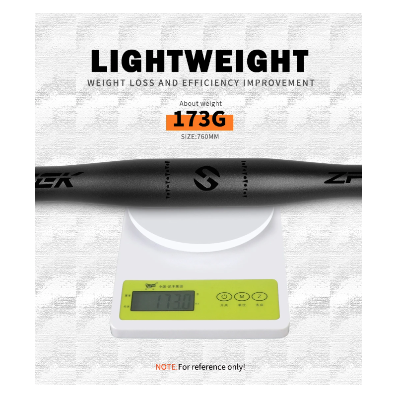 TOSEEK ZF-ONE MTB Carbon Handlebar 31.8mm Lightweight Matt Black 580mm 760mm Ergonomic Design Premium Quality