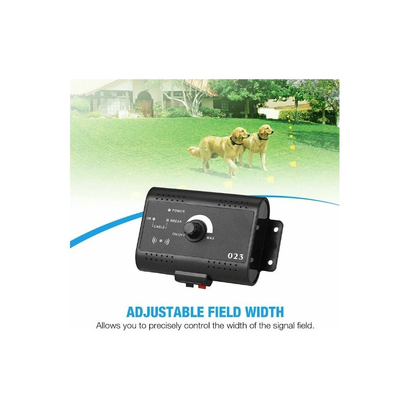 Electric Pet Fence Invisible Wireless Dog Fence System with Magnetic Field Induction Customizable Roaming Area