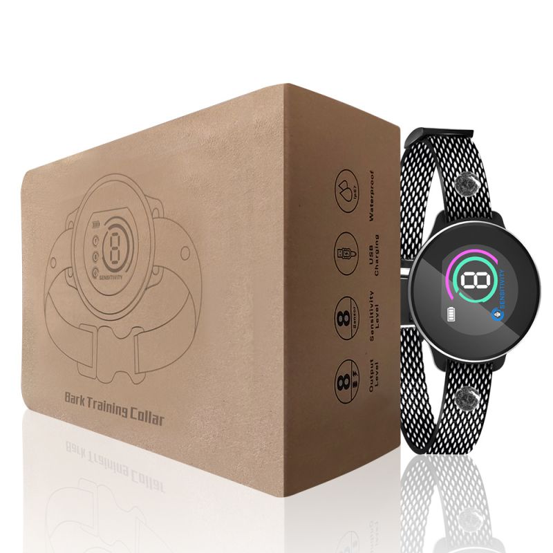 Color Screen Stopper Trainer with Bark Detection Algorithm Humane Dog Training Device for Effective Results