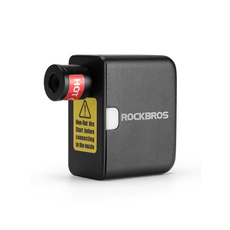 ROCKBROS Portable Mini Electric Air Pump 100PSI Rechargeable Durable Bike Motorcycle Car Tire Inflator