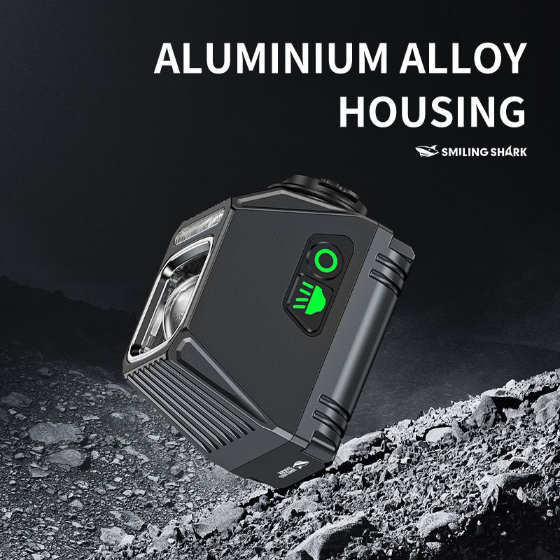 SMILING SHARK EVO1700 Bicycle Headlight USB-C Rechargeable Waterproof Multi-Mode LED Bike Lights