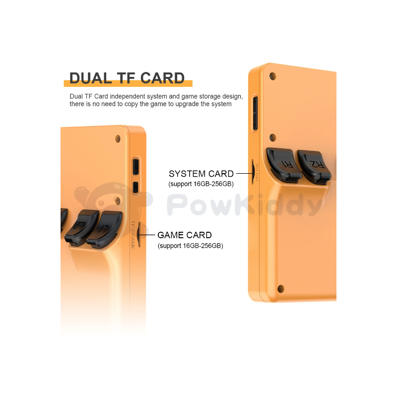 POWKIDDY RGB20S Handheld Game Console Retro Gaming with RK3326 3.5 Inch Screen and Game Emulators N64 PS1