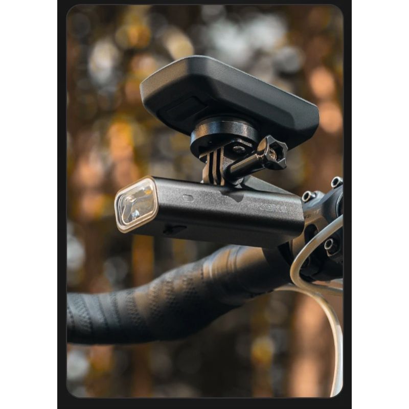 ROCKBROS RHL-1000LUMEN Bike Front Light Rainproof LED Cycling Headlight Type-C Rechargeable for Night Riding