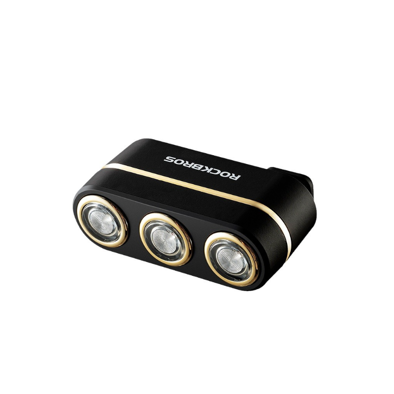 ROCKBROS Smart Bicycle Rear Light IP64 Waterproof Warning taillights Type-C Charging Brake Sensing Tail Light Night Cycling Light Bike Accessories