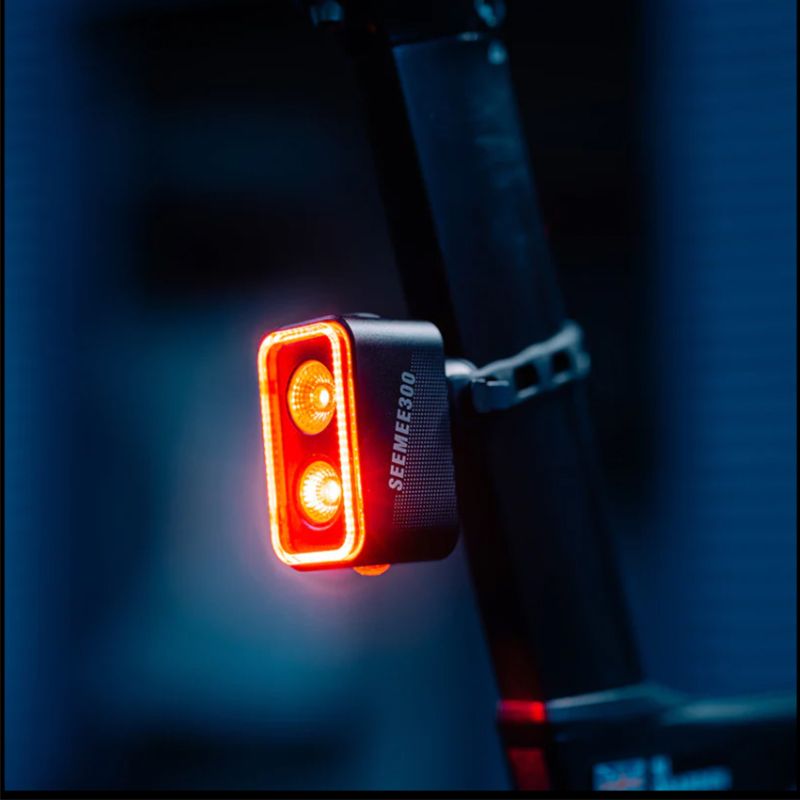 Magicshine SEEMEE300 Smart Tail Light with 300 Lumens 360° Visibility IPX6 Waterproof Cycling Safety Light