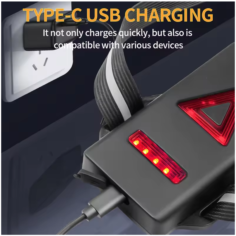 Outdoor Night Running Lights LED Chest Light Back Warning Light 90° Adjustable Beam Angle Waterproof Ultra Bright SafetyLamp 