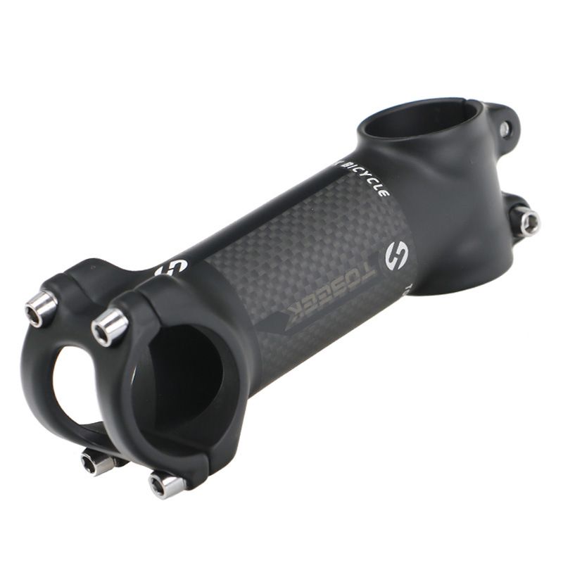 TOSEEK MTB Handlebar Stem 28.6mm Adjustable Angle Lightweight Aluminum Carbon for Cycling Enthusiasts