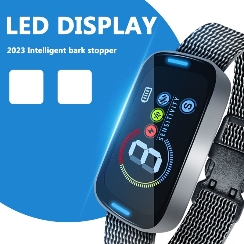 Pet Dog Anti Barking Device Gentle Ultrasonic Collar Stop Barking Comfortable Trust Building Solution