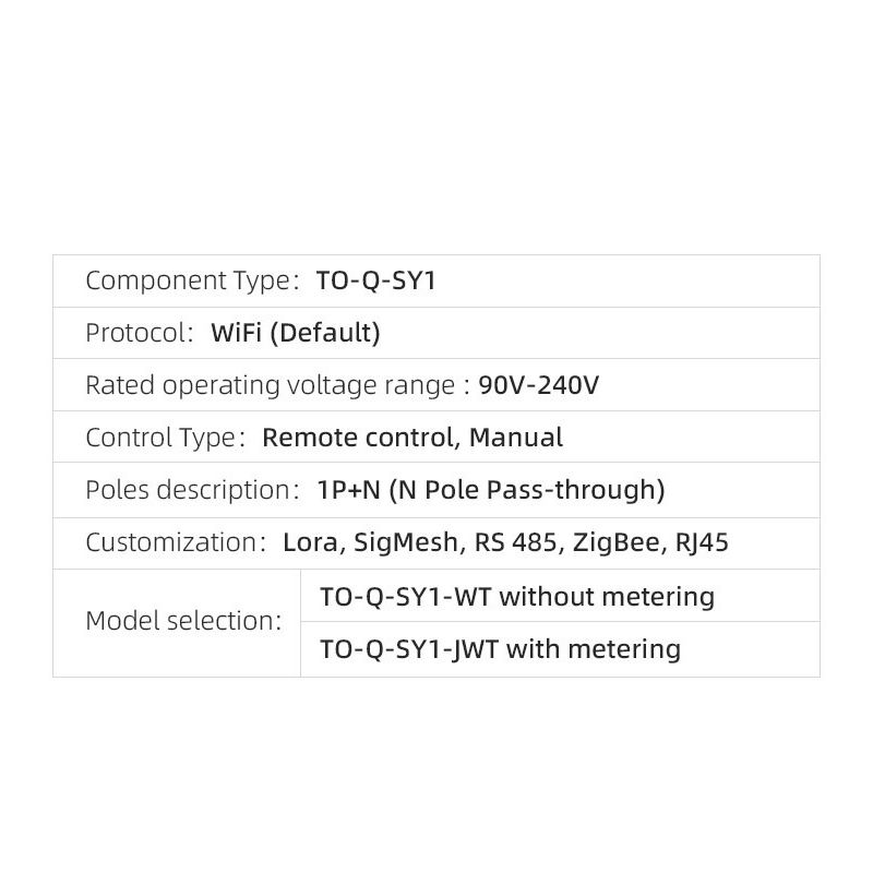 TUYA WIFI Smart Circuit Breaker for Smart Home wireless Remote Control Switch by APP TONGOU