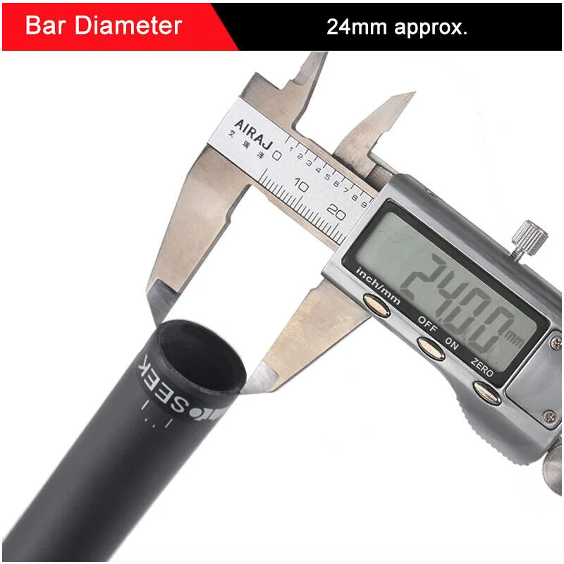 TOSEEK Full Carbon Handlebar 31.8mm Lightweight Aerodynamic Road Handlebar with Customizable Lengths