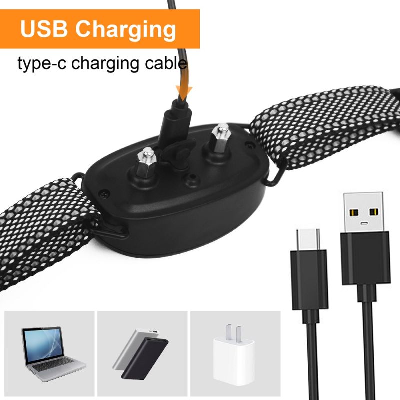 Automatic Anti Barking Dog Collar Rechargeable Effective Dog Training Collar Waterproof Dual Training Modes