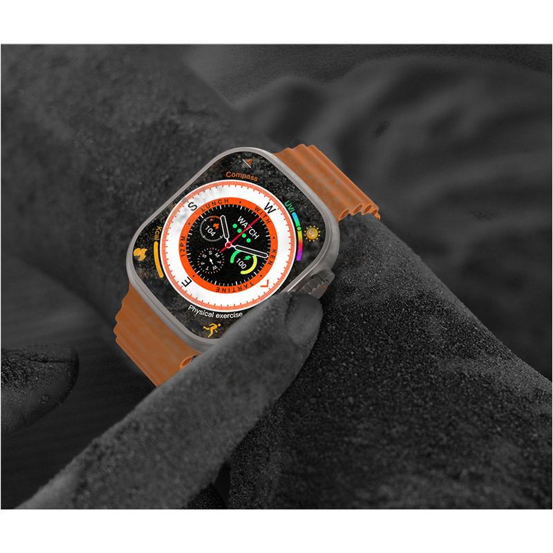 49mm Smart Watch Ultra 9 Bluetooth Call NFC Compass GPS Route Track Ip68 Smartwatch