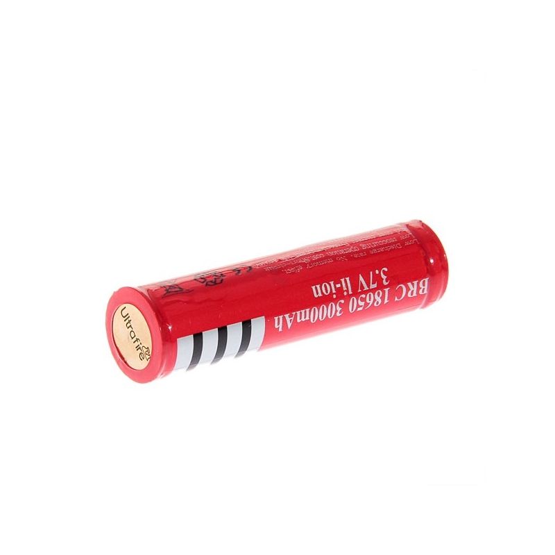 UltraFire 18650 3.7V 3000mAh Rechargeable Battery for Flashlights Vape Devices High-Drain Devices Eco-Friendly