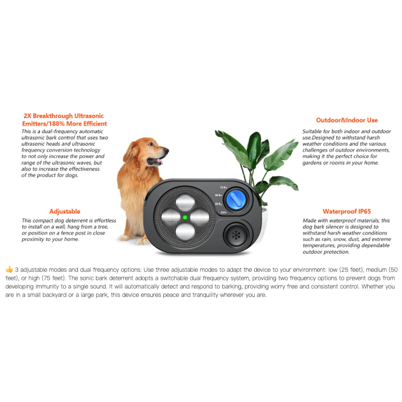 Ultrasonic Barking Stop Device, Dog Driving Device, Noise Prevention Training Device, Automatic Dog Barking Stop Device Ultrasonic Anti Barking Device