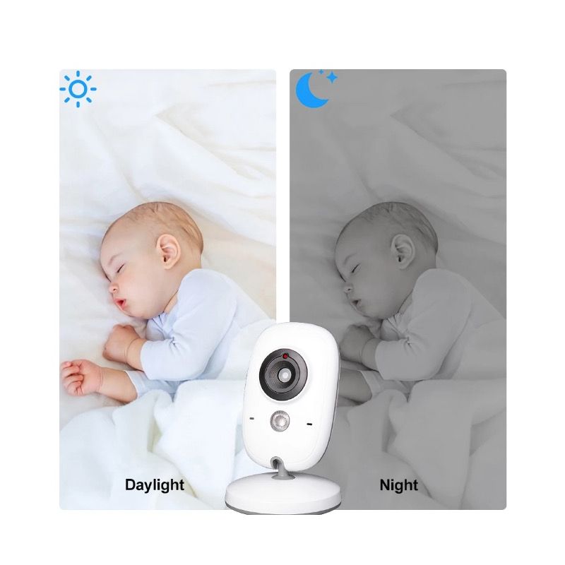 VB603 Video Baby Monitor with Two-way Audio and Night Vision Reliable Parenting Tool for Infant Safety