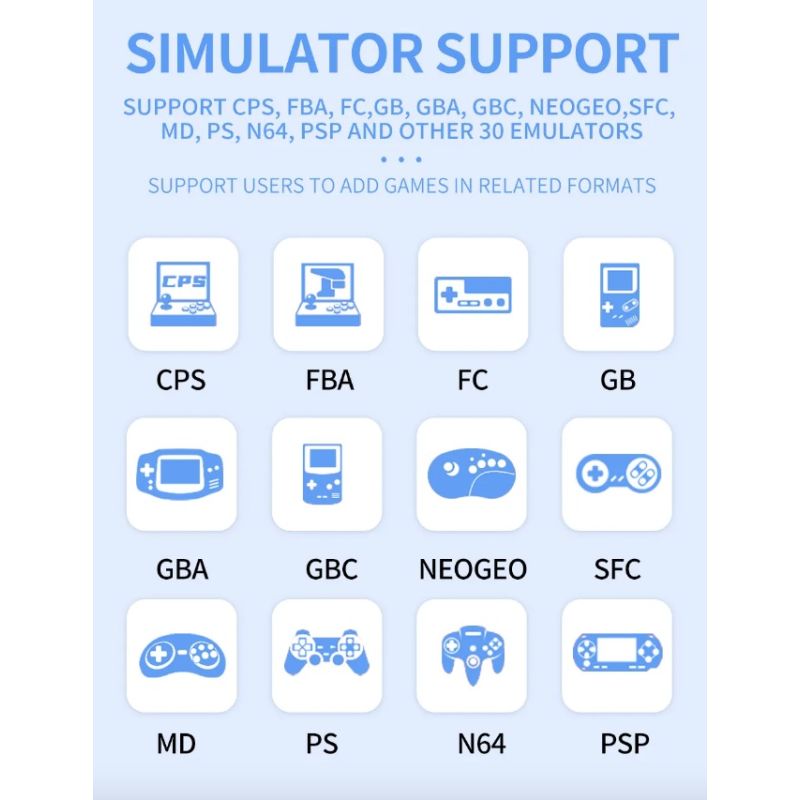 POWKIDDY X55 Handheld Game Console Retro Gaming 5.5 Inch Screen IPS Display RK3566 Processor Gaming on the Go