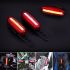 USB Rechargeable Bicycle Rear Light High-Intensity COB Lamp for Urban Commuters Cycling Accessories