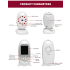 VB601 2.4g Wireless Video Baby Monitor with Two Way Talk Night Vision and Temperature Monitoring