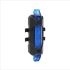 Portable USB Rechargeable Bicycle Taillight Rear Safety Light with Dynamic Flash Modes for Cycling Visibility