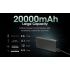 NITECORE CARBO 20000 Mobile Power Bank 20000mAh IPX5 Water Resistant Fast Charge PD QC for Outdoor Adventure