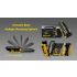 NITECORE NWL20 Portable Floodlight 600 Lumens Versatile Lighting with Triple Output for Outdoor and Emergency Use