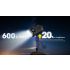 NITECORE TINI3 Keychain Light 600 Lumens Mini EDC Flashlight with Rechargeable Battery Ultra-Compact Design