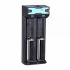 TrustFire TR-016 Micro USB Battery Charger Compact Dual Slot Charger with Smart Identification and Safety Features
