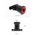 Xlite100 Intelligent Bike Tail Light USB Rechargeable Rear Light Cycling Visibility Super Bright COB LED