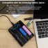 YONII D4 LCD 4 Slot 18650 Battery Charger for 18650 21700 26650 Lithium AA AAA Ni-mh Battery