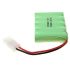 Ni-MH AA 6V 1800mAh Big White Plug Battery Pack