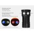 QH14 QH27 Multifunction UV Diving Flashlight 20000 Lumens for Underwater Exploration Coral Reefs Night Dives