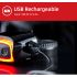 MEILAN X6 Smart Bicycle Taillight USB Rechargeable Rear Bike Light with Smart Brake Detection for Cyclist Safety