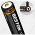 BESTON 18650 3.7V 3500mAh Micro USB Rechargeable Lithium Battery High Capacity for Electronics DIY Outdoor Use
