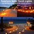 Upgraded Solar Flickering Flame Lights Waterproof Auto OnOff for Patio Garden Driveway EcoFriendly Lighting