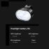 USB Rechargeable Bike Light Set Waterproof LED Urban Cycling Visibility Lightweight Front Light and Red Taillight